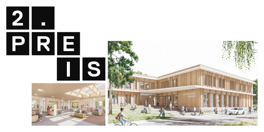 2. Preis, Sanierung und Erweiterung Grundschule Kirchheide in Lemgo
